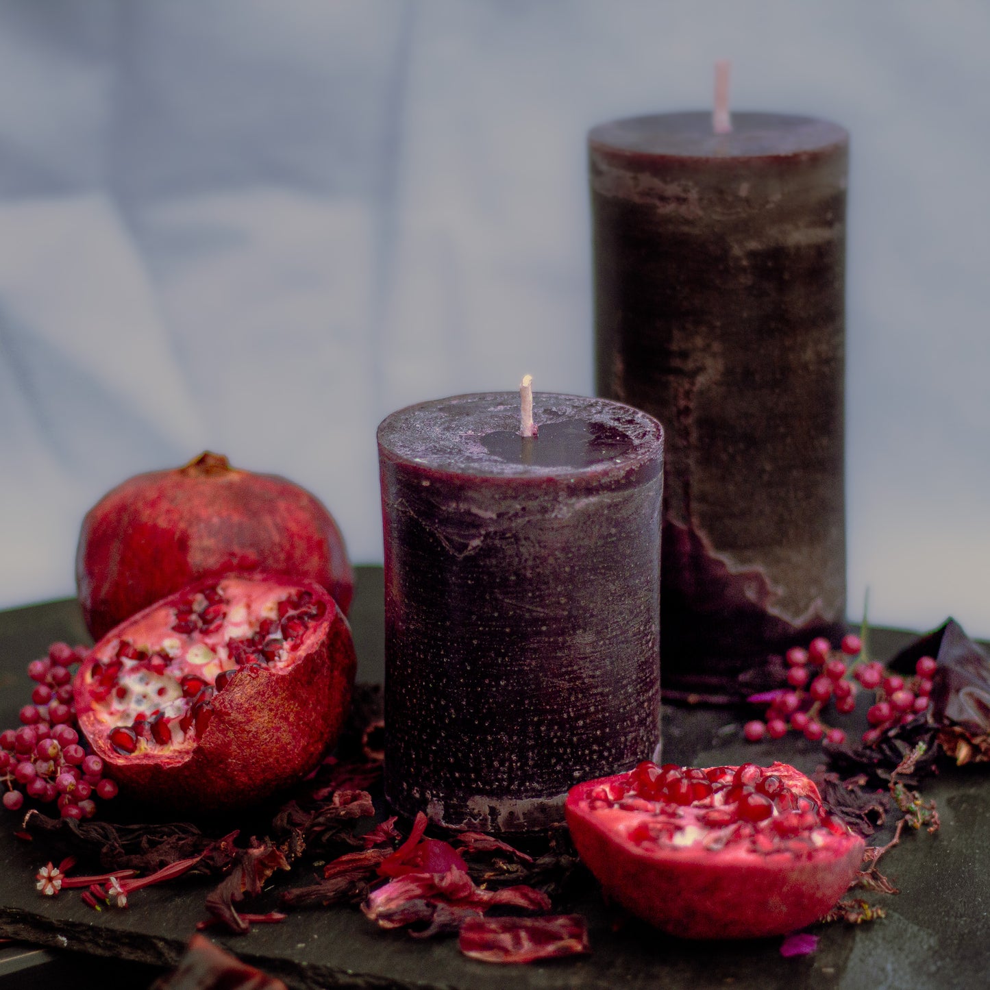 Velas Burdeo-Decorativas