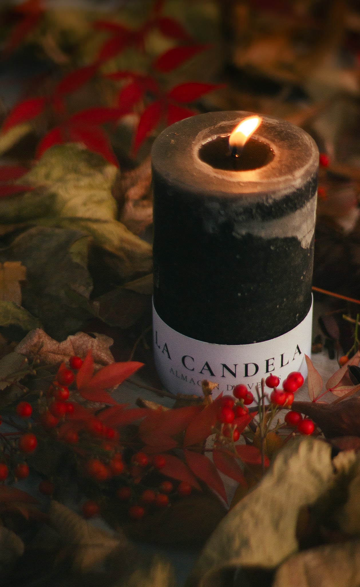 Velas Negras-Decorativas